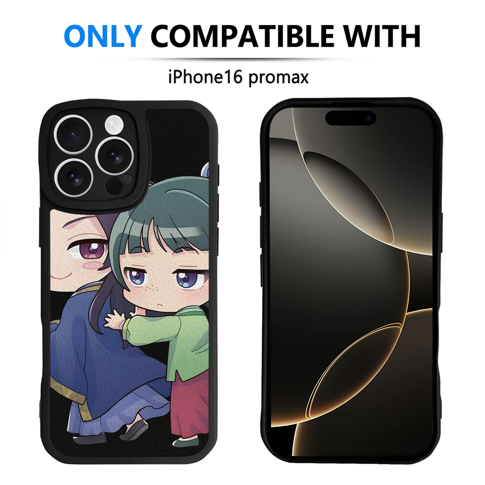 （画像用） 薬屋のひとりごと The Apothecary Diaries 【iPhone 16シリーズ対応】シリコンスマホケース（レザー調） 材質：シリコン